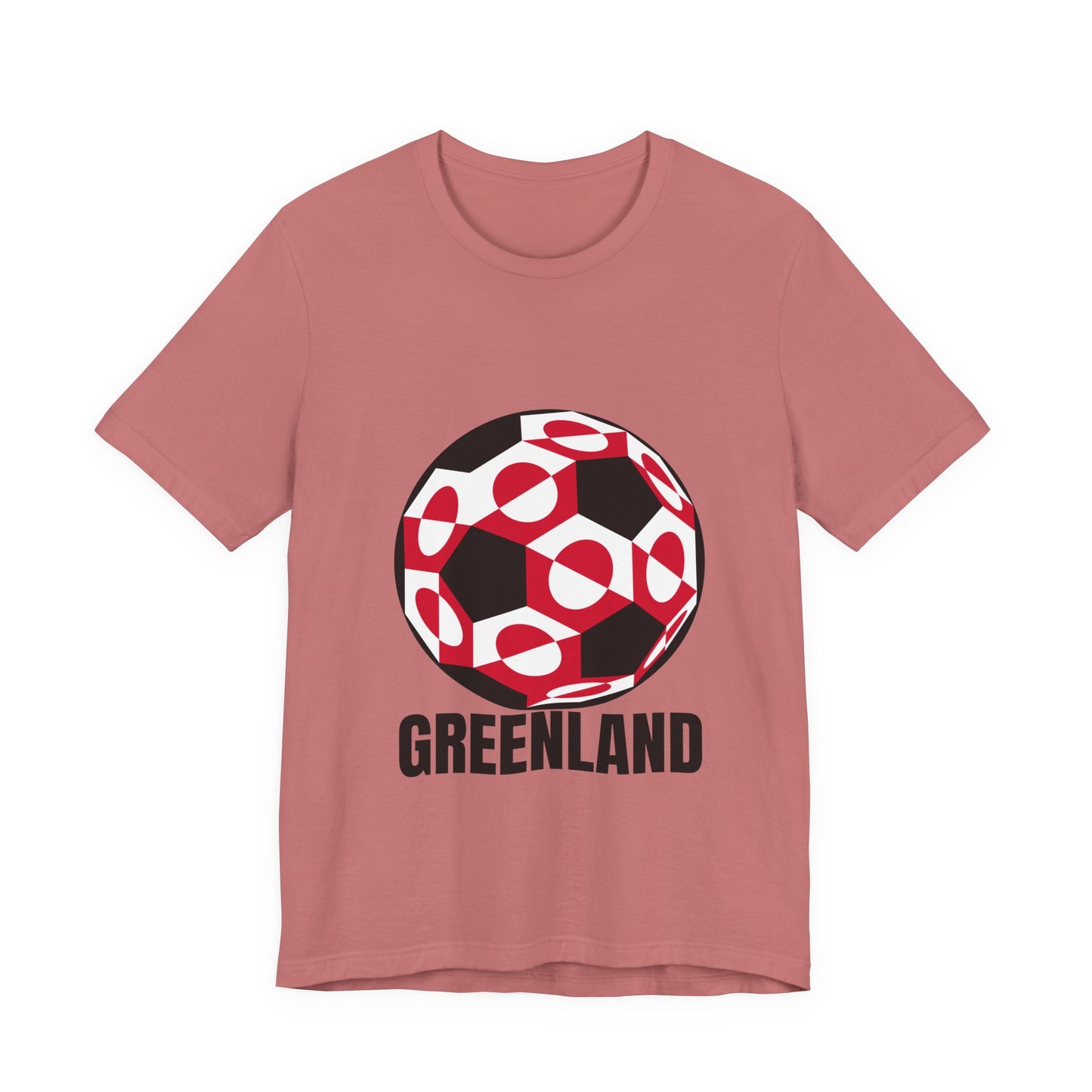 Greenland Fan Specialty Soccer Ball Design T Shirt