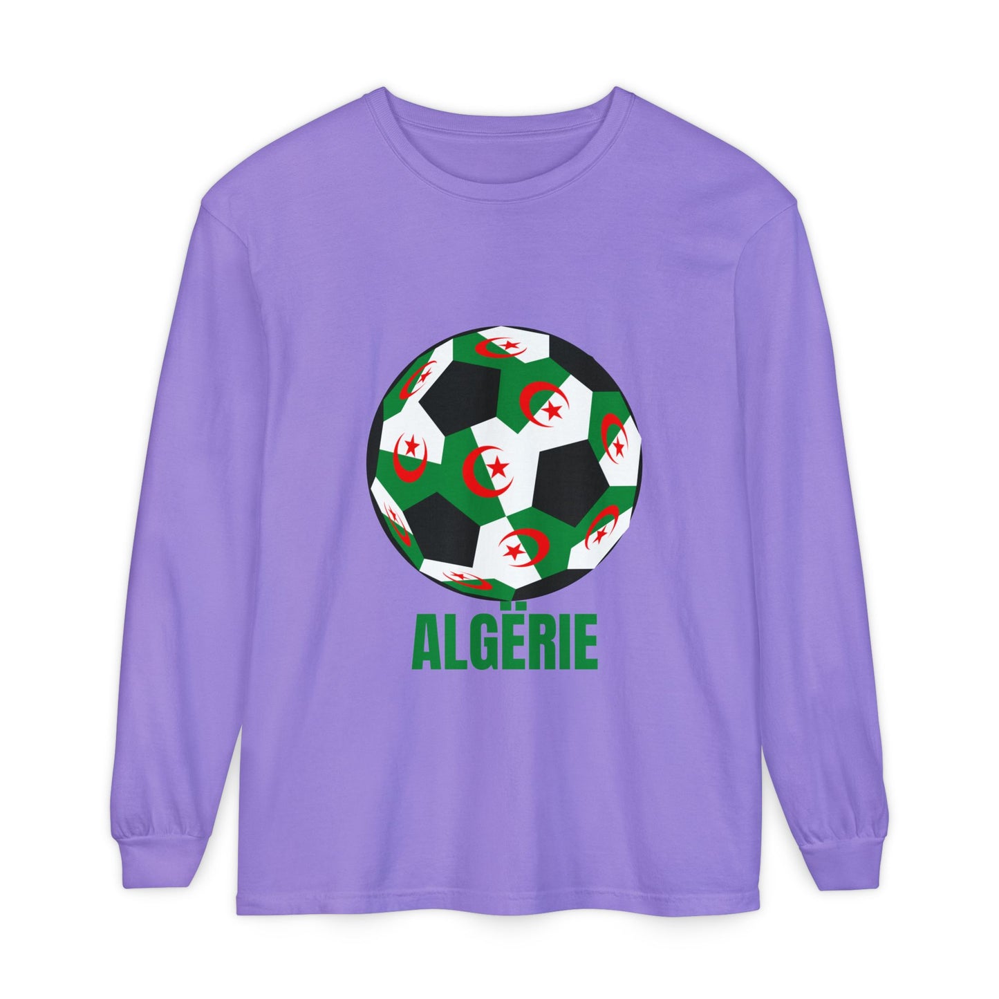 ALGËRIE Fan Specialty Soccer Ball Design T Shirt