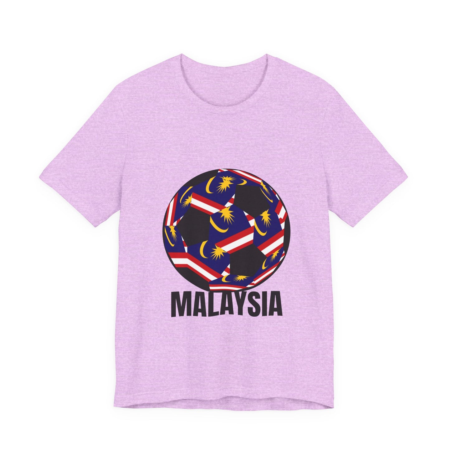 Malaysia Fan Specialty Soccer Ball Design T Shirt