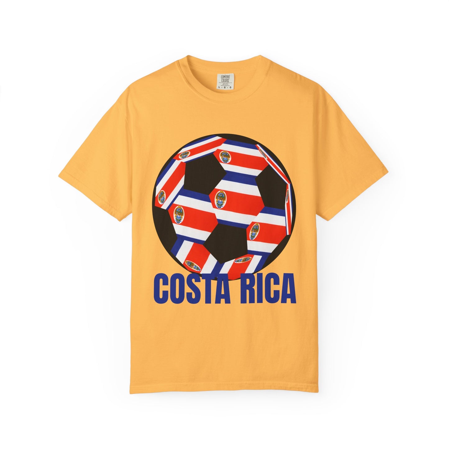Costa Rica Fan's Specialty Soccer Ball Design T Shirt