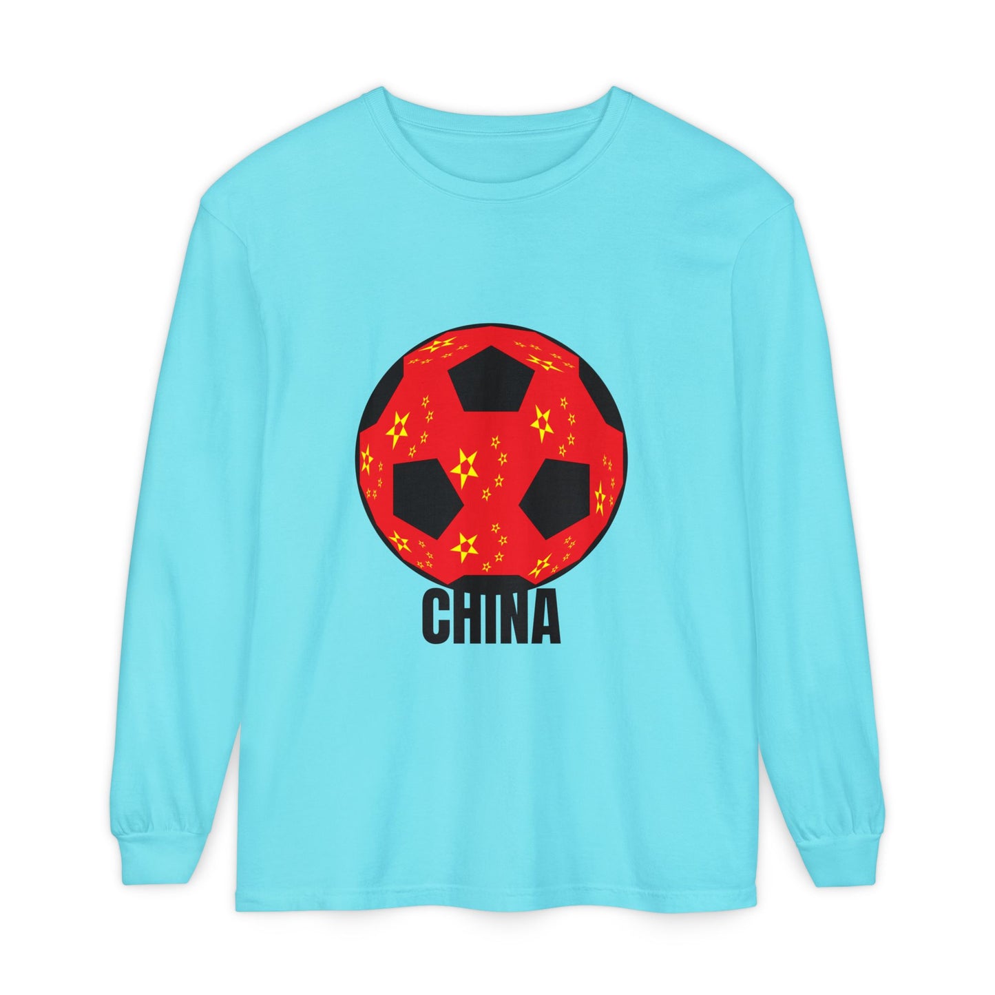 China Fan Specialty Soccer Ball Design T Shirt