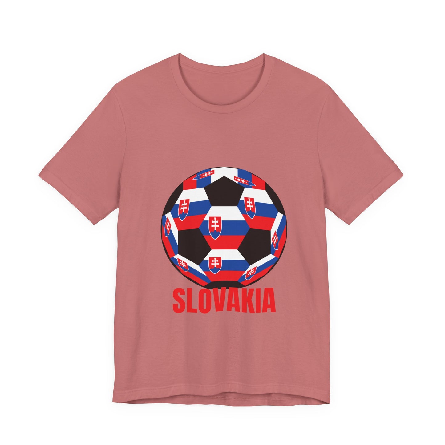 Slovakia Fan Specialty Soccer Ball Design T Shirt