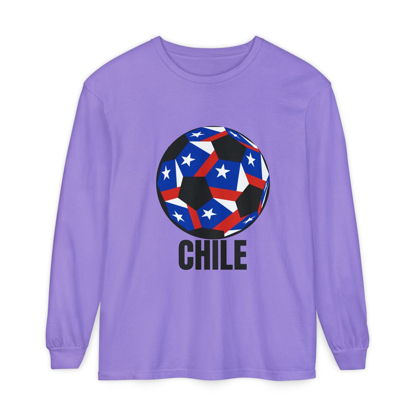 Chile Fan Specialty Soccer Ball Design Long Sleeve