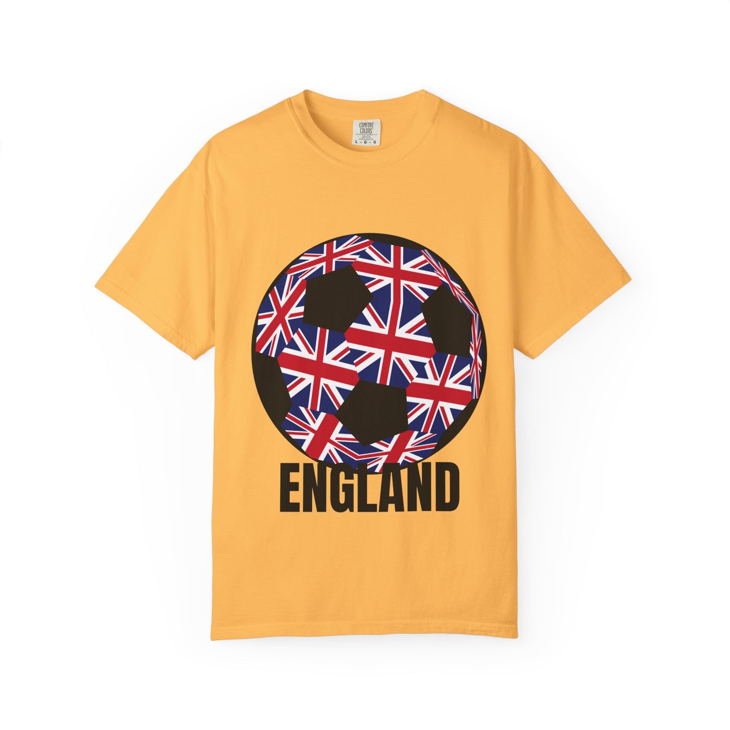 English Style Specialty Soccer Ball Design T Shirt