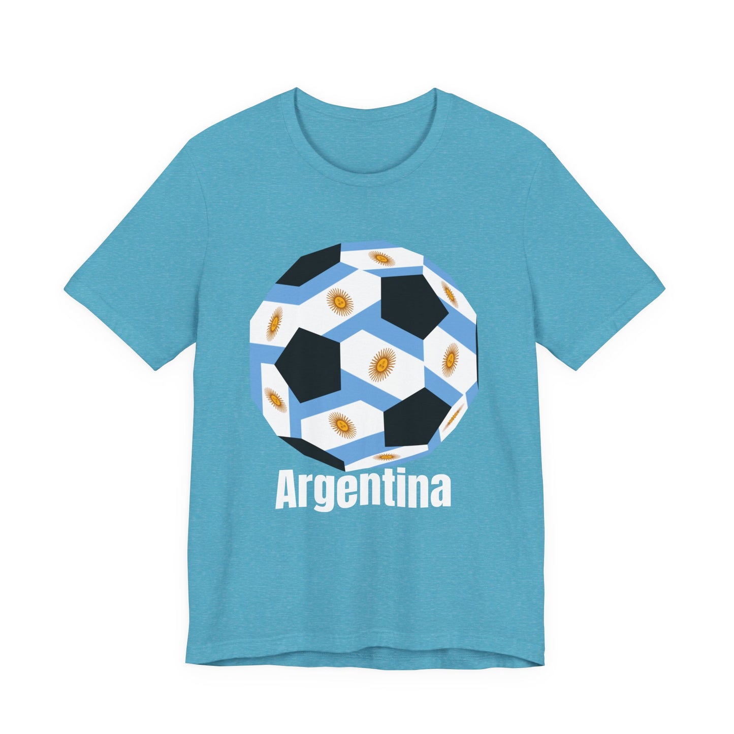 Argentina Fan Specialty Soccer Ball Design T Shirt