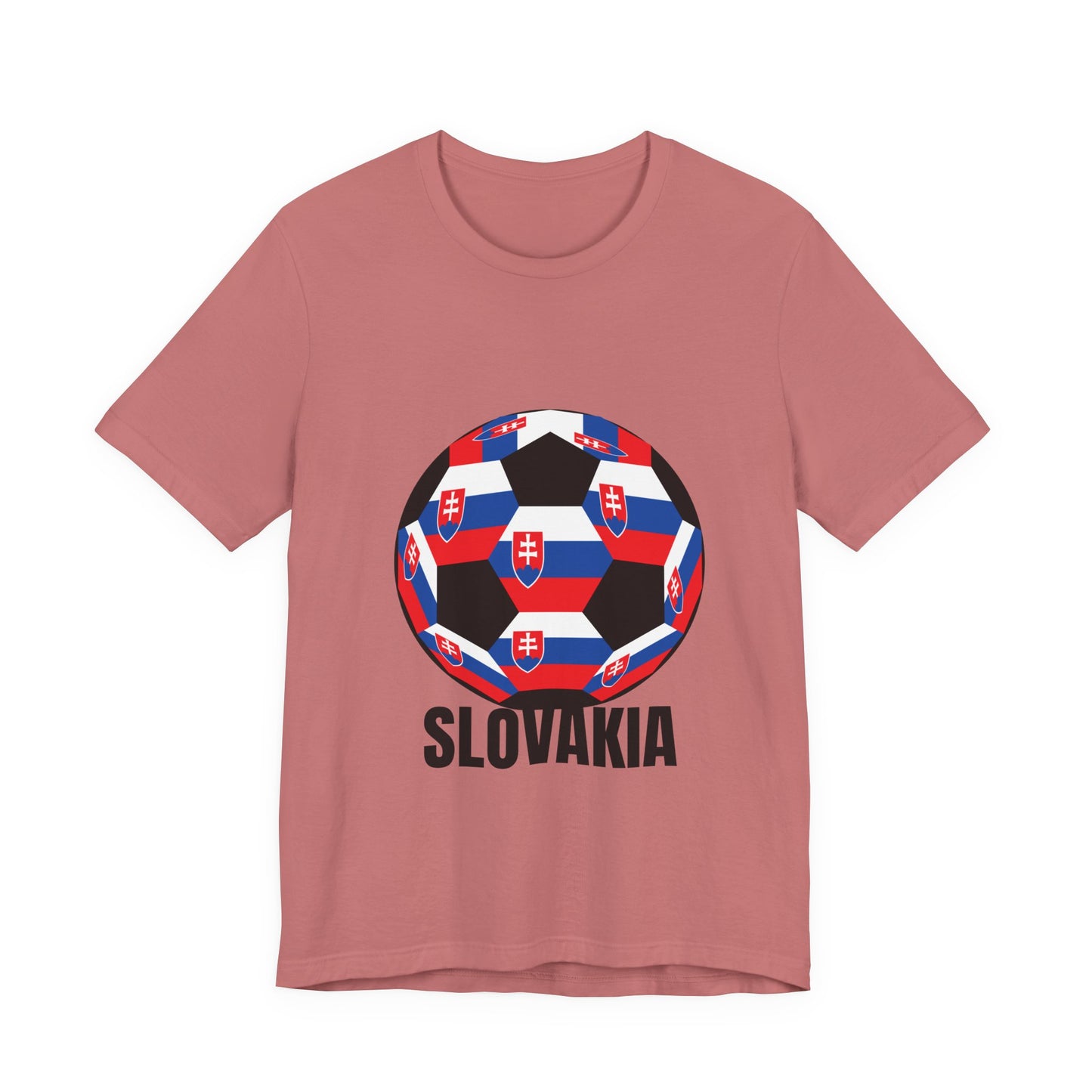 Slovakia Fan Specialty Soccer Ball Design T Shirt