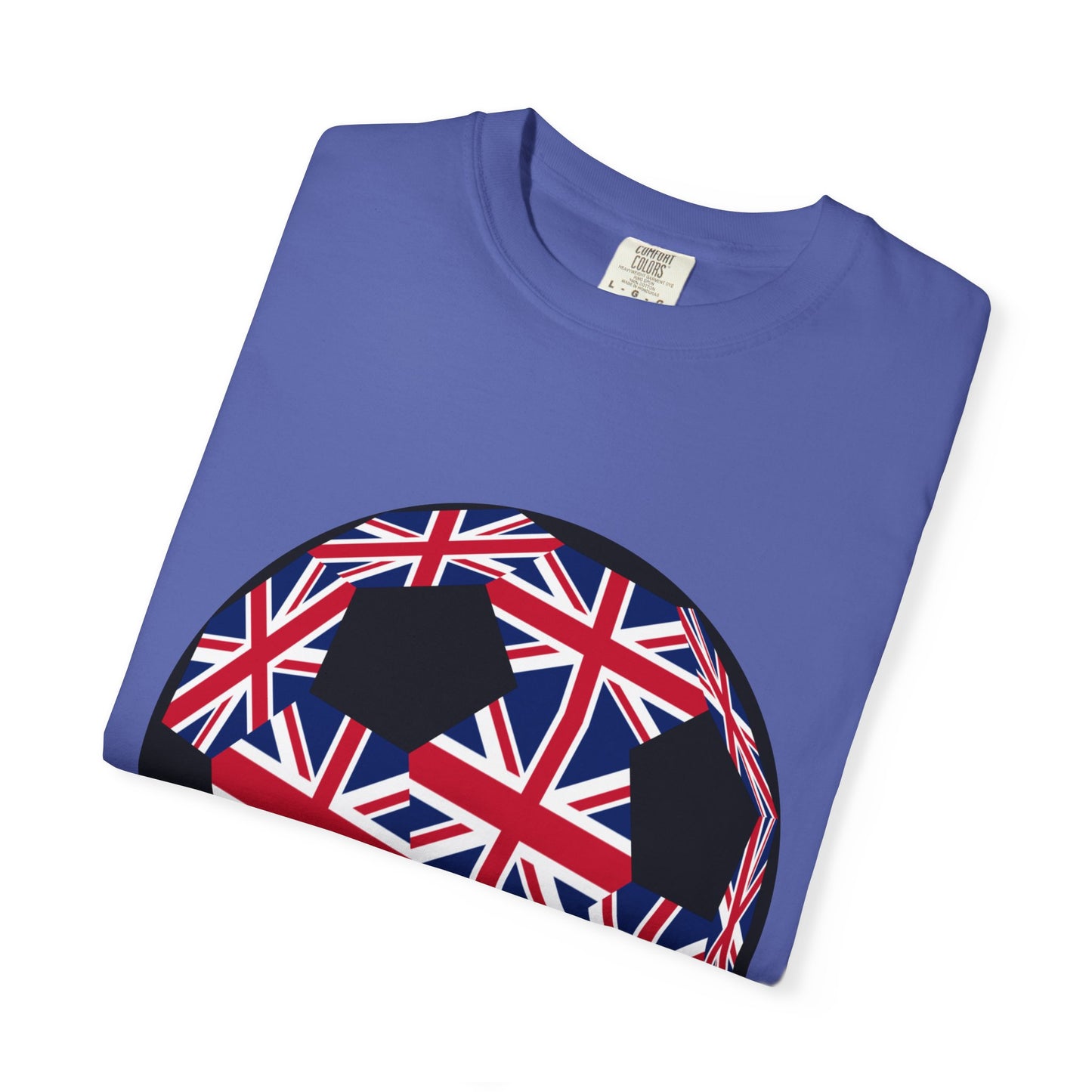 Great Britain Fan Specialty Soccer Ball Design T Shirt