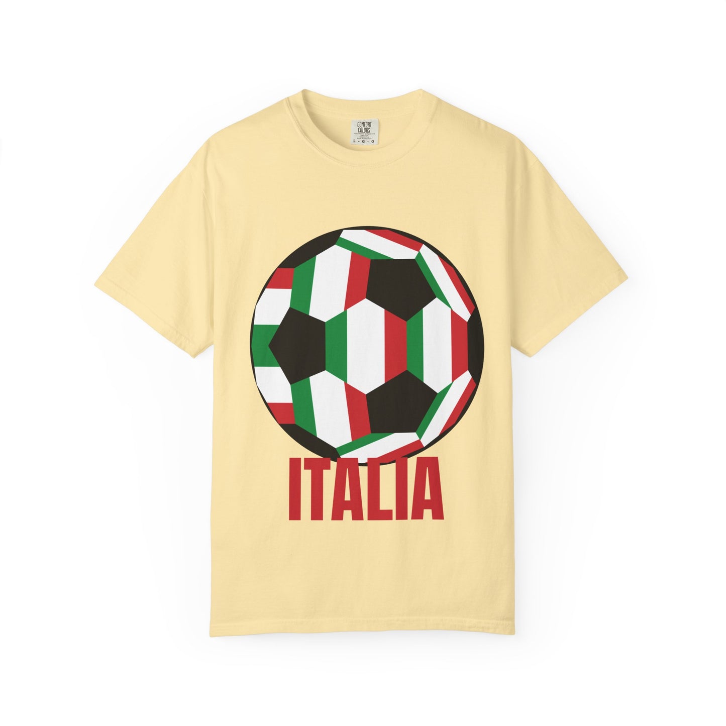 Italia Fan Specialty Soccer Ball Design T Shirt