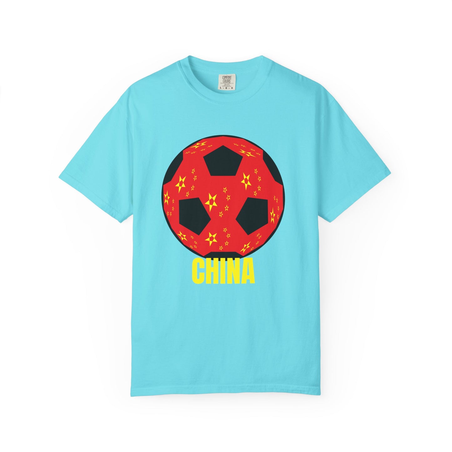 China Fan Specialty Soccer Ball Design T Shirt