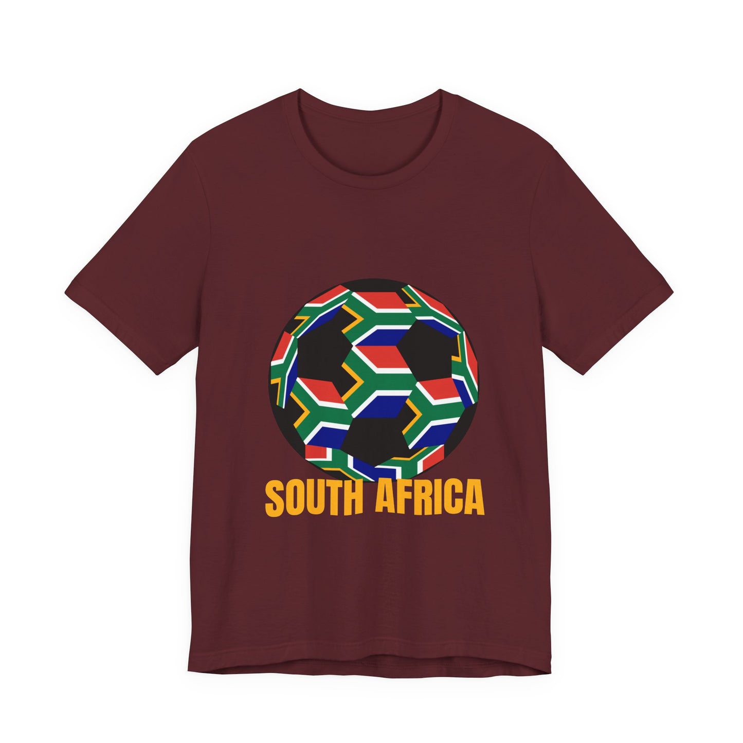South Africa Fan Specialty Soccer Ball Design T Shirt