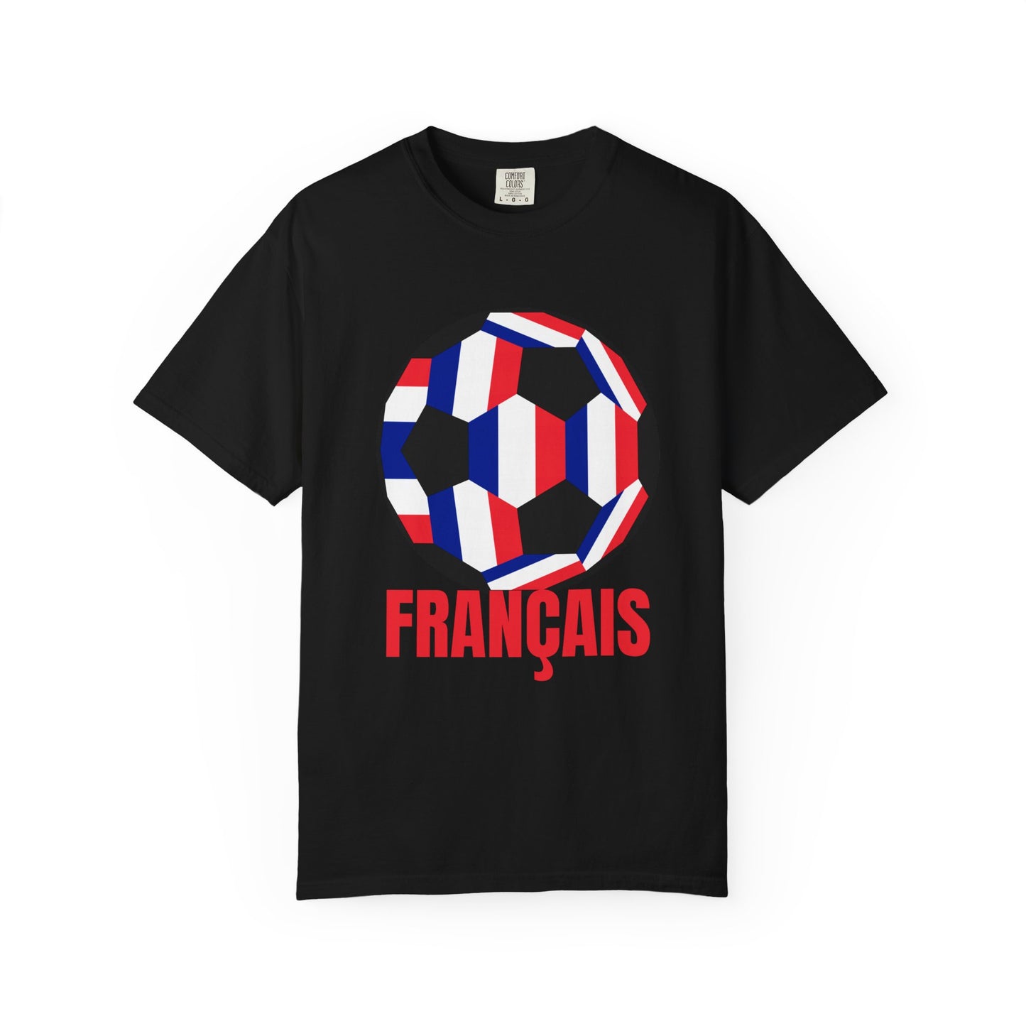 FRANÇAIS Fan Specialty Soccer Ball Design T Shirt