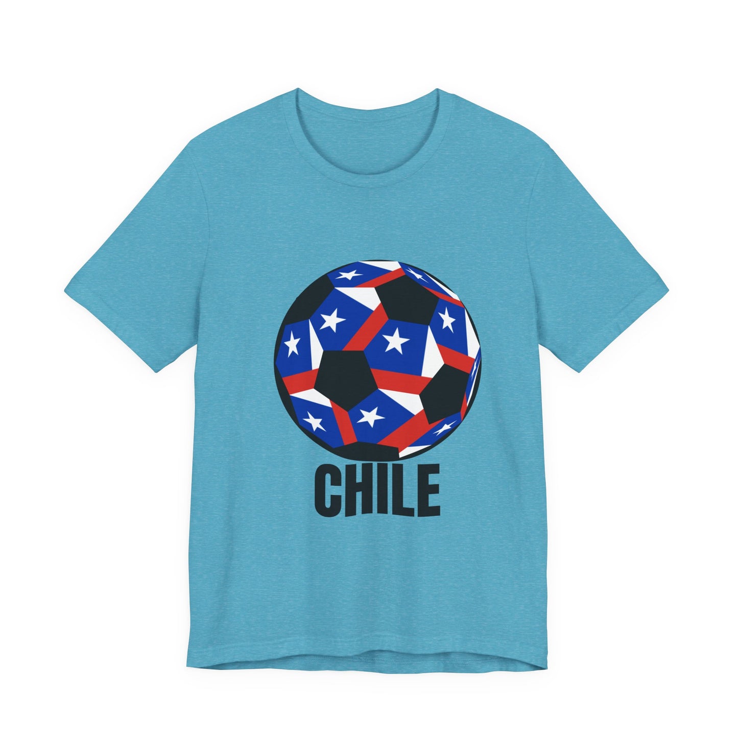 Chile Fan Specialty Soccer Ball Design T Shirt