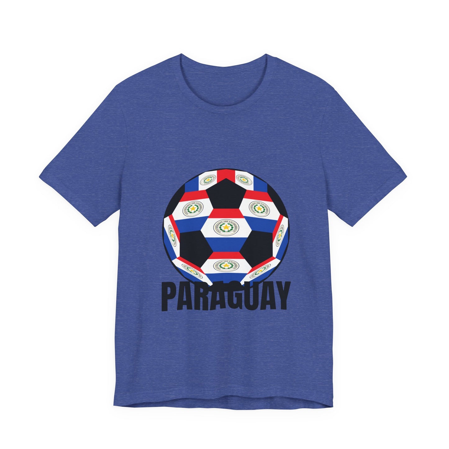 Paraguay Fan Specialty Soccer Ball Design T Shirt