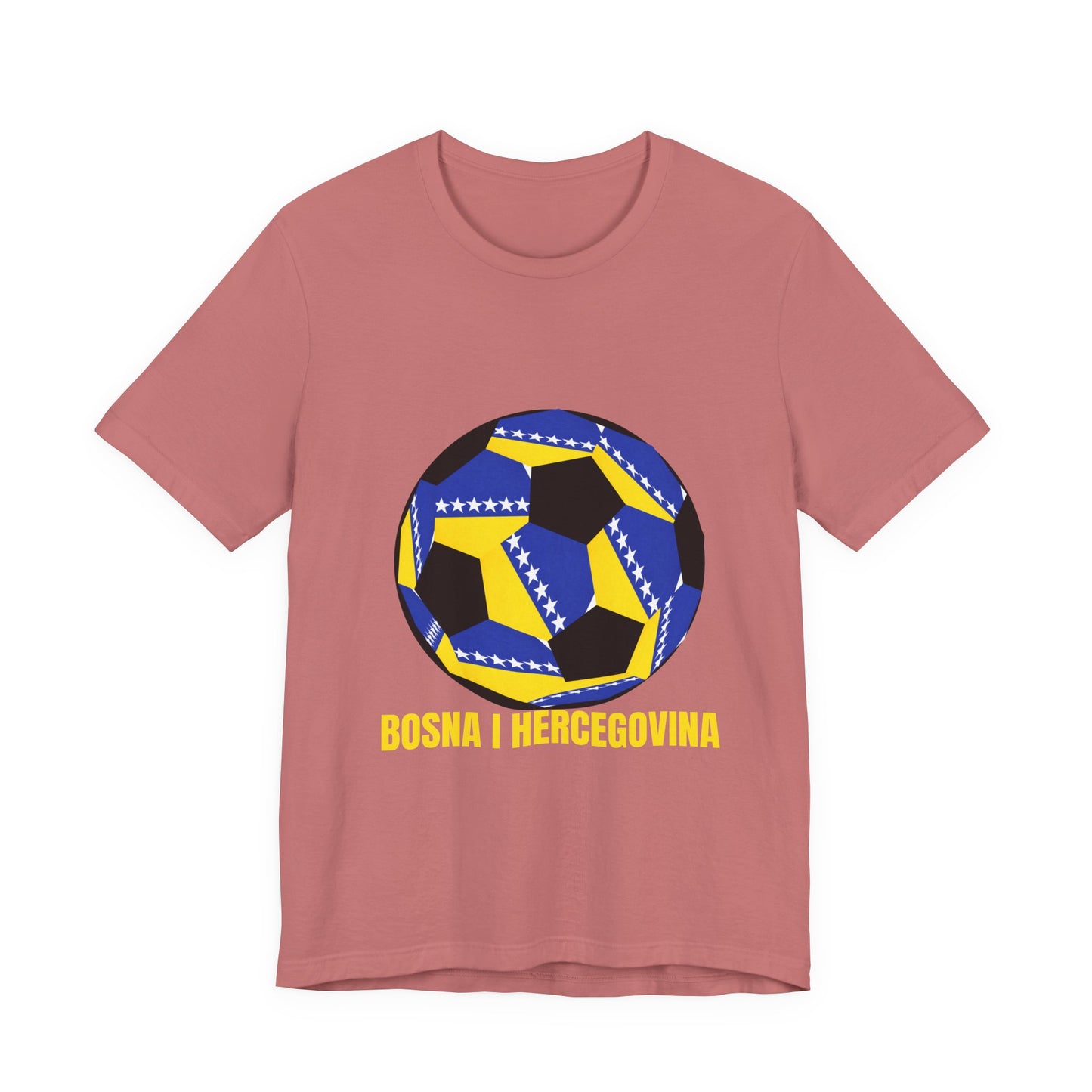 Bosnia Herzegovina Fan Specialty Soccer Ball Design T Shirt