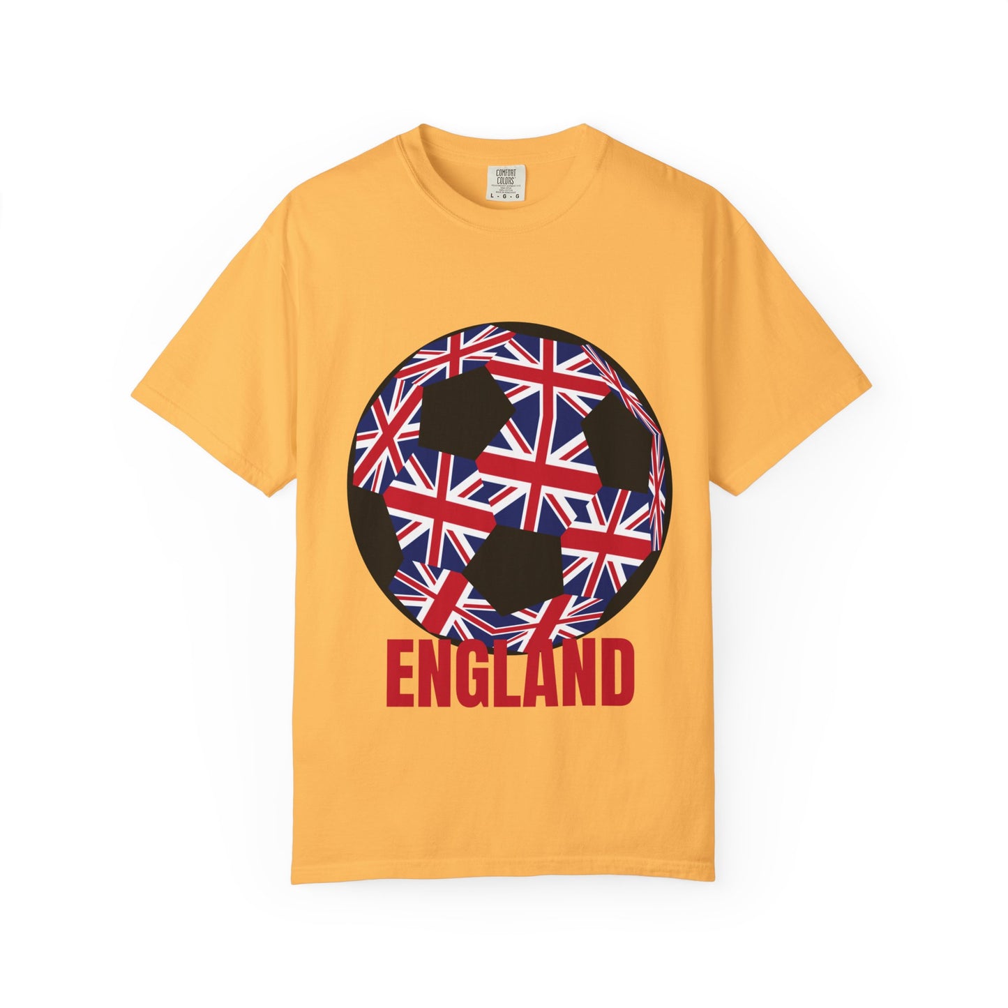 English Style Specialty Soccer Ball Design T Shirt