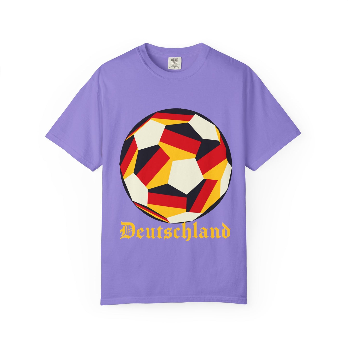 Deutschland Fan Specialty Soccer Ball Design T Shirt