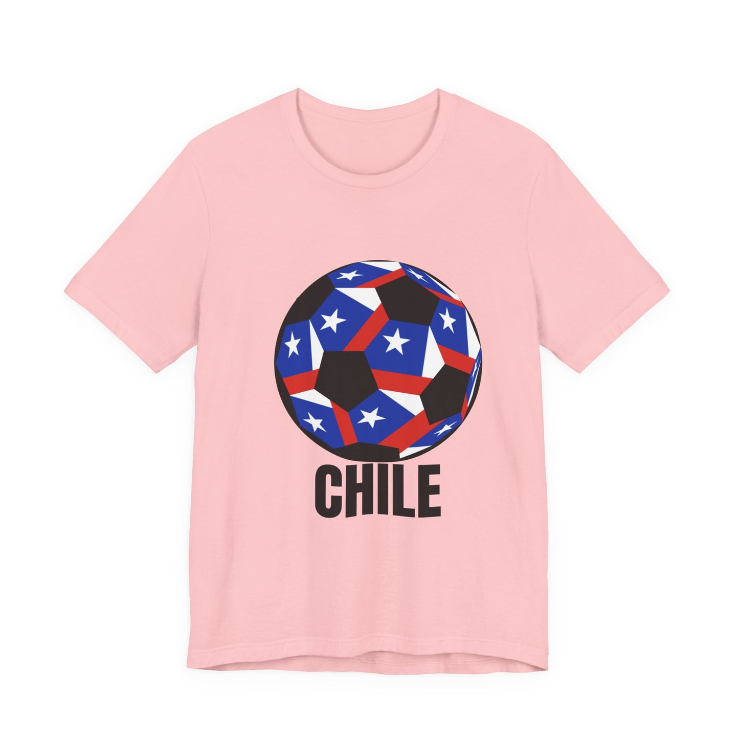 Chile Fan Specialty Soccer Ball Design T Shirt