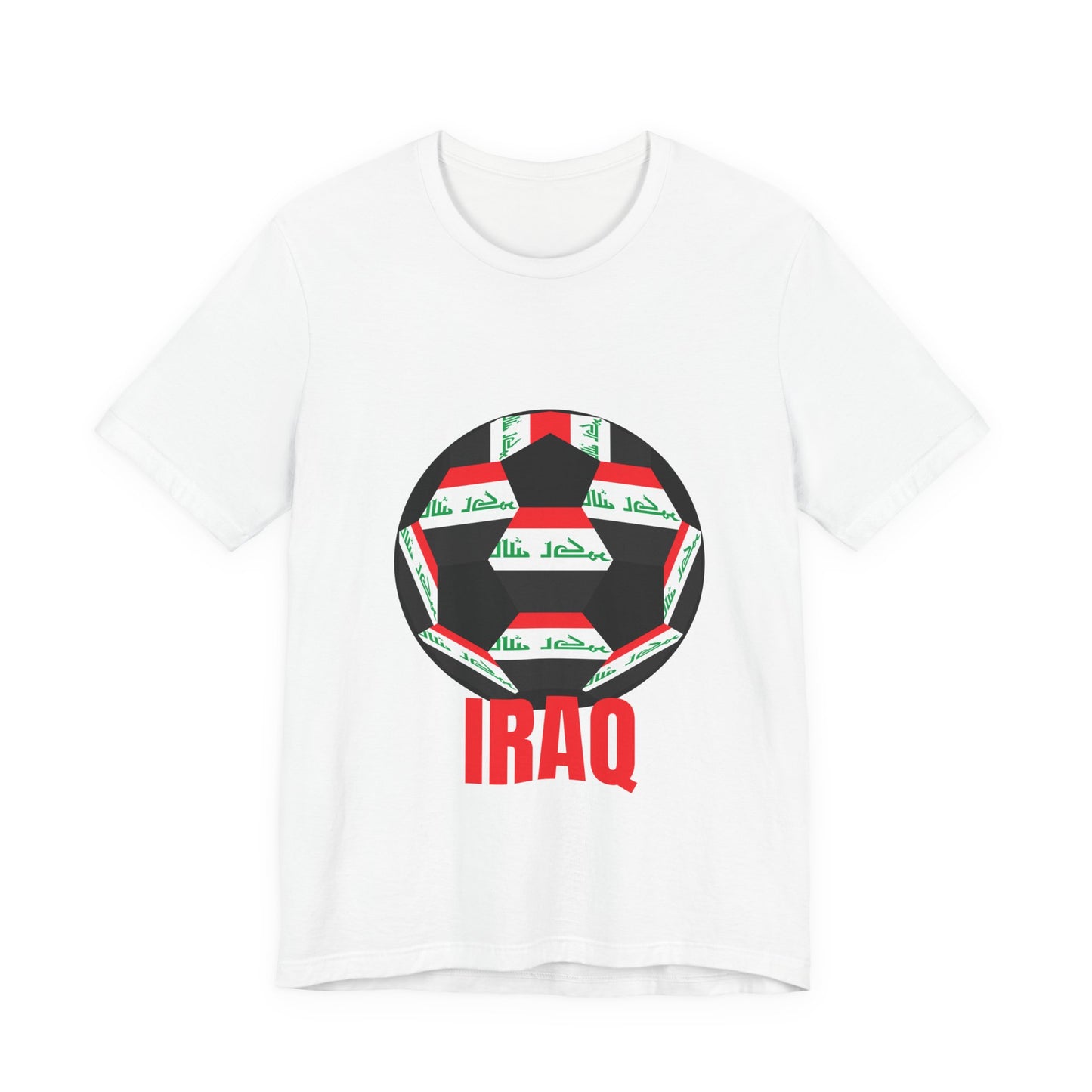 Specialty Design Iraq Soccer Fan Short Sleeve Tee