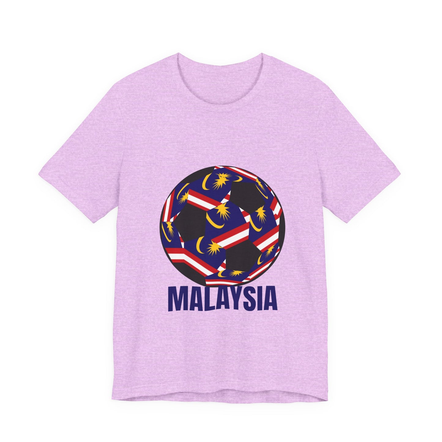 Malaysia Fan Specialty Soccer Ball Design T Shirt