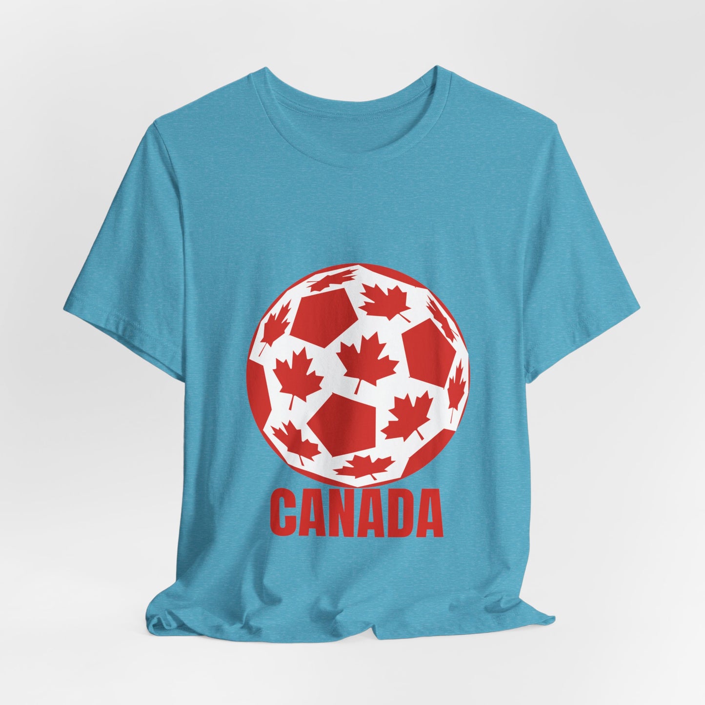 Canada Fan Specialty Soccer Ball Design T Shirt