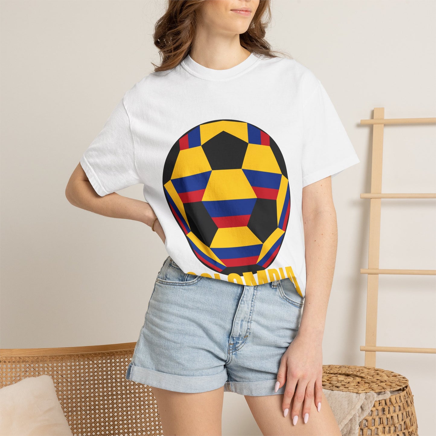 Columbia Fan Specialty Soccer Ball Design T Shirt