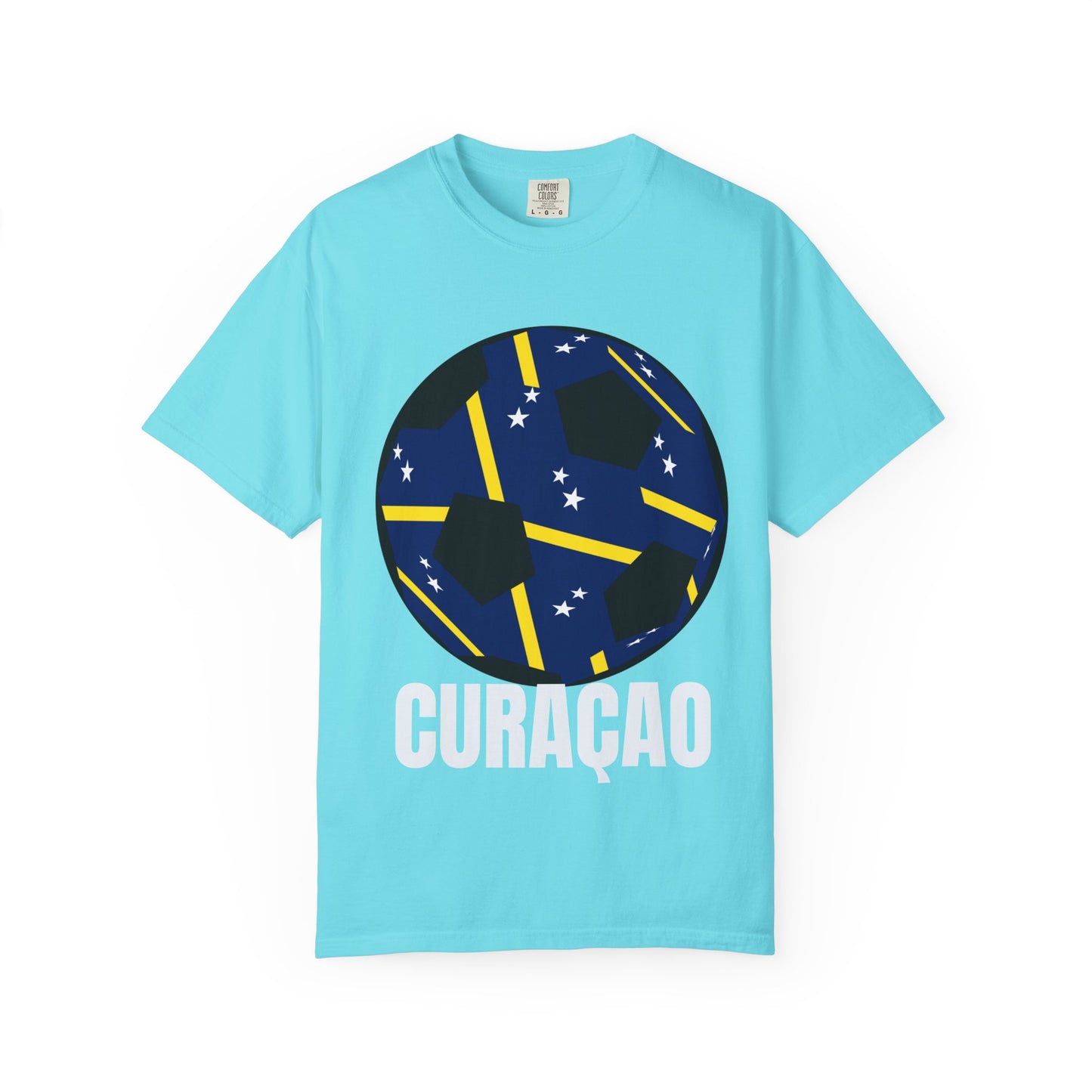 CURAÇAO Fan Specialty Soccer Ball Design T Shirt