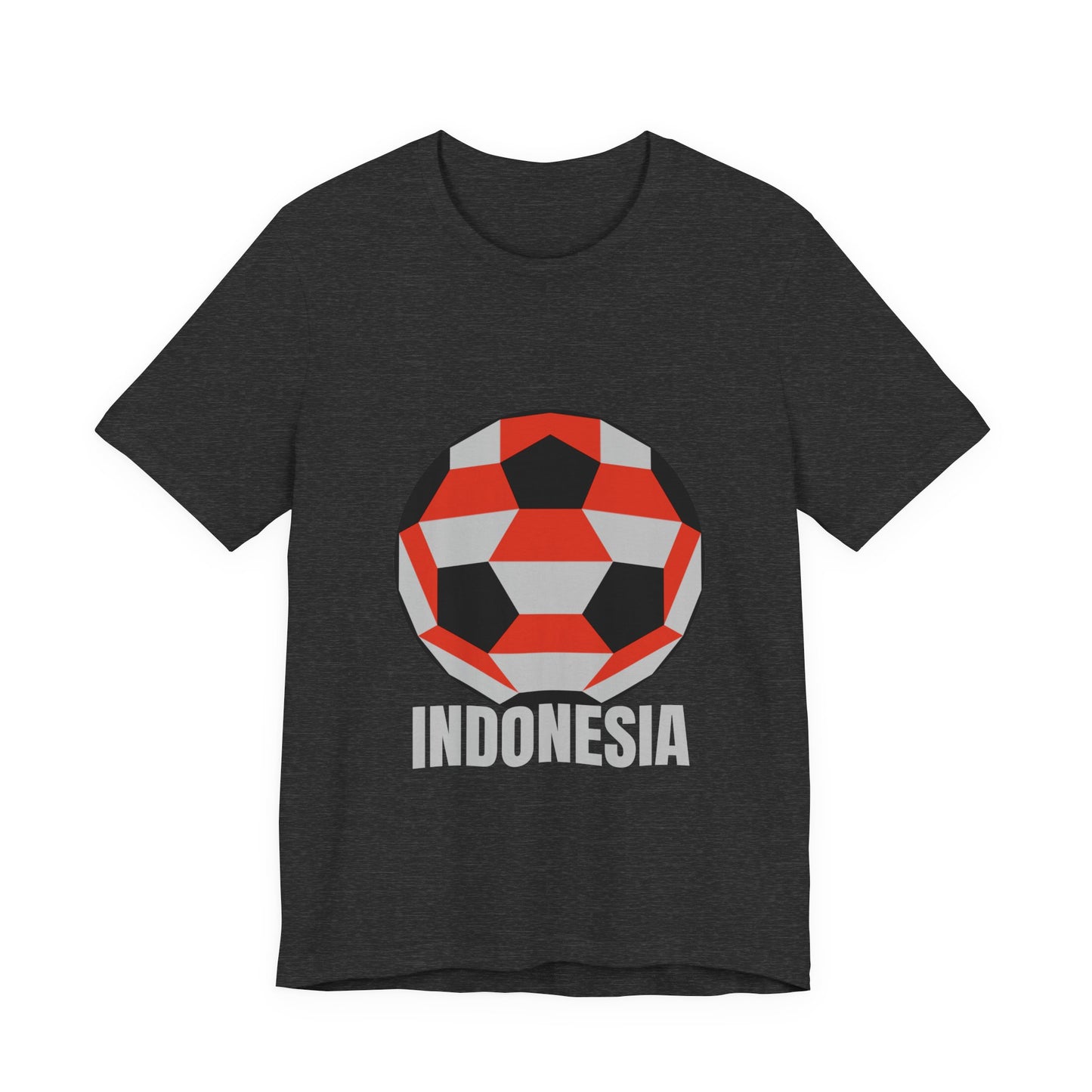 Indonesia Fan Specialty Soccer Ball Design T Shirt