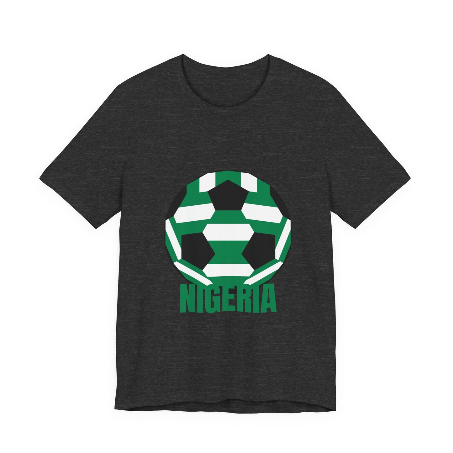 Nigeria Fan Specialty Soccer Ball Design T Shirt
