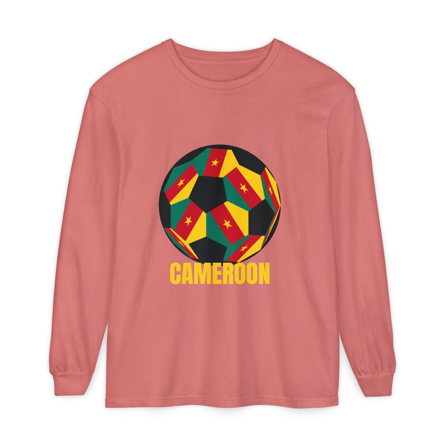 Cameroon Fan Specialty Soccer Ball Design Long Sleeve