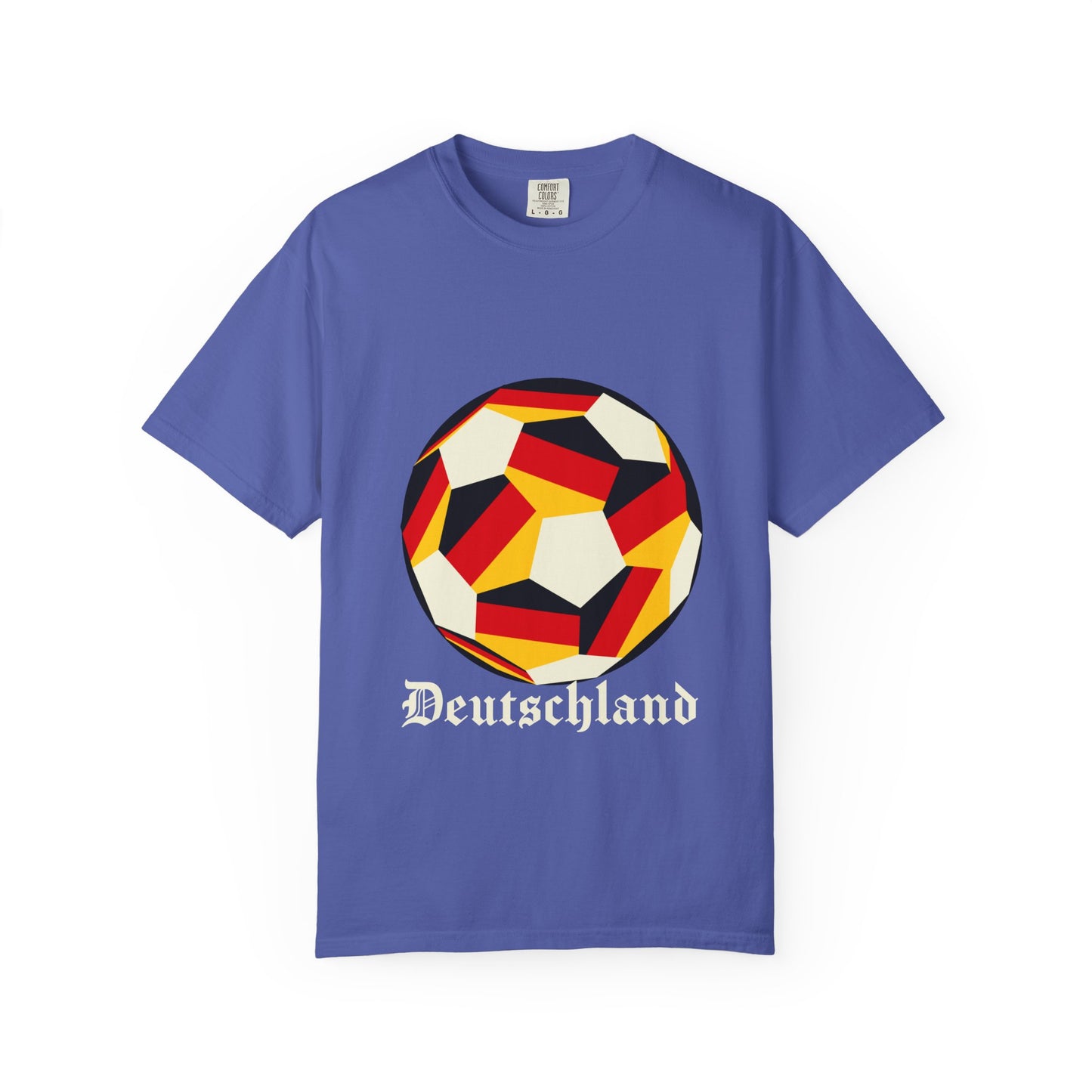 Deutschland Fan Specialty Soccer Ball Design T Shirt
