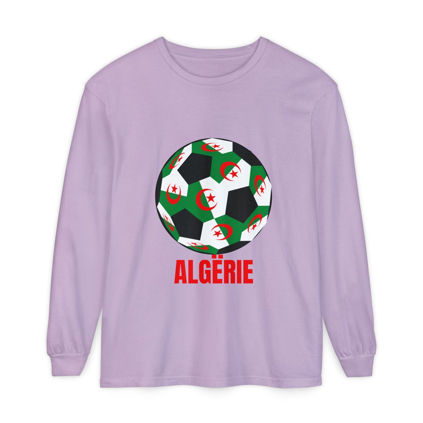 ALGËRIE Fan Specialty Soccer Ball Design T Shirt