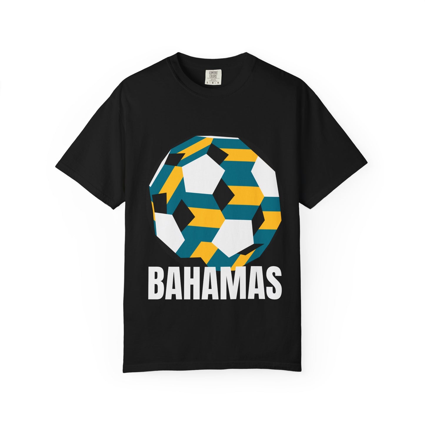 Bahamas Fan Specialty Soccer Ball Design T Shirt