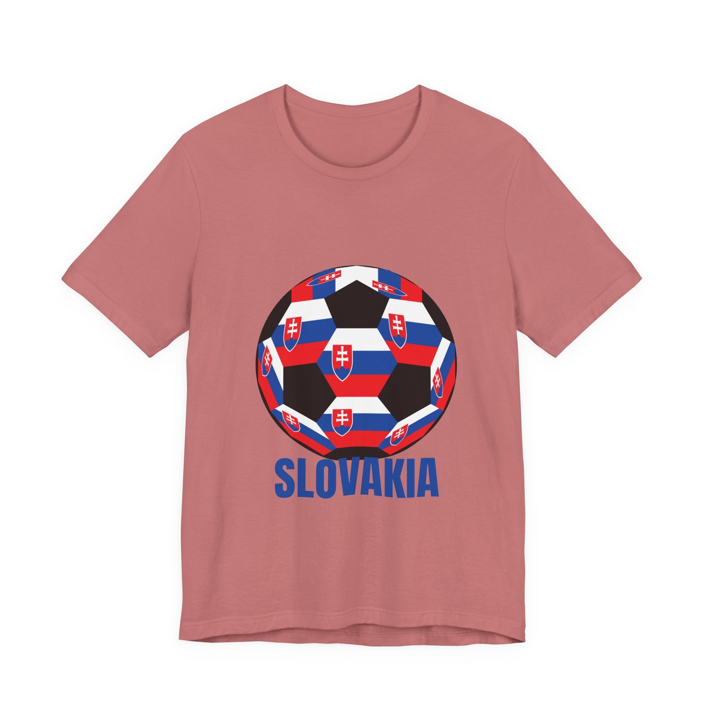 Slovakia Fan Specialty Soccer Ball Design T Shirt