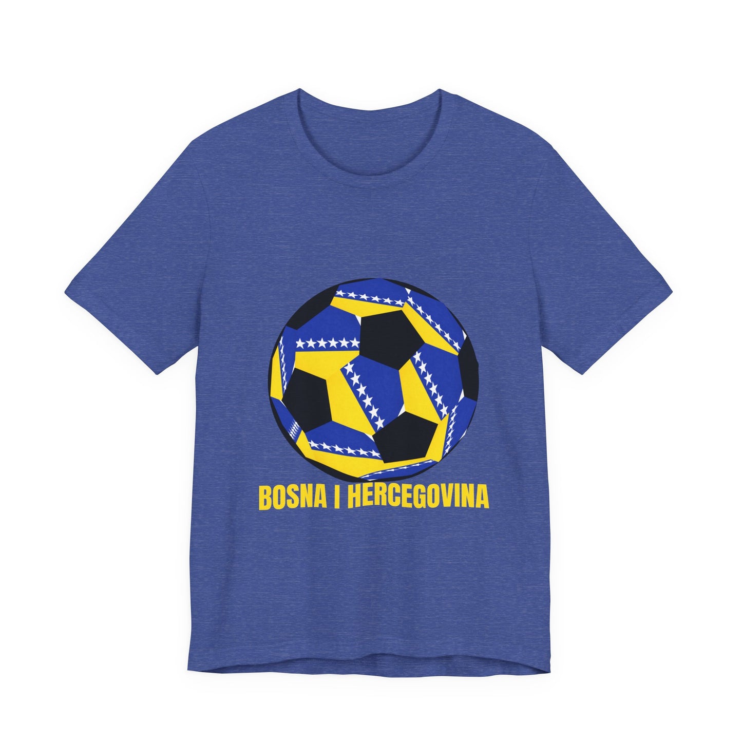 Bosnia Herzegovina Fan Specialty Soccer Ball Design T Shirt