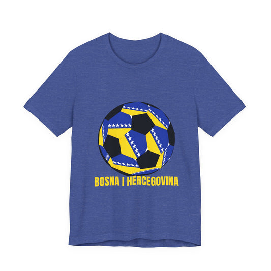 Bosnia Herzegovina Fan Specialty Soccer Ball Design T Shirt