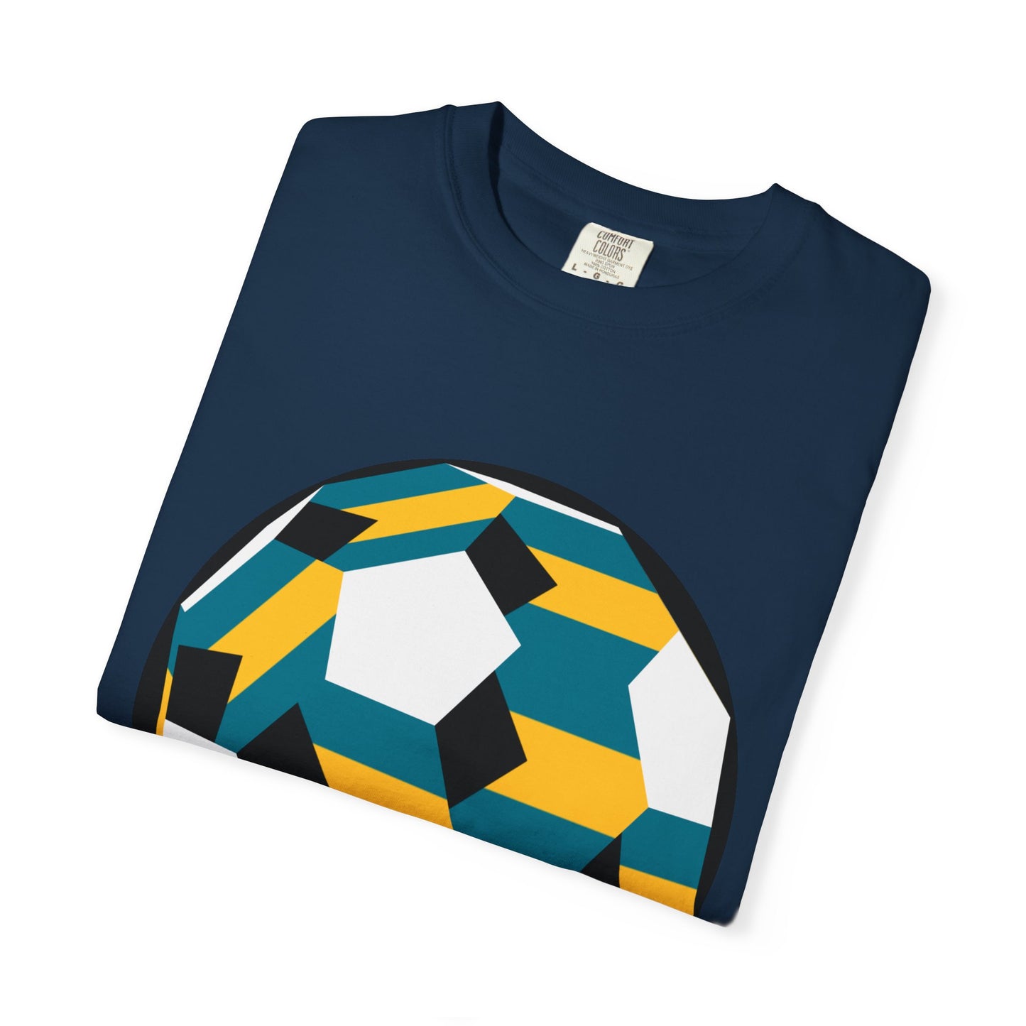 Bahamas Fan Specialty Soccer Ball Design T Shirt