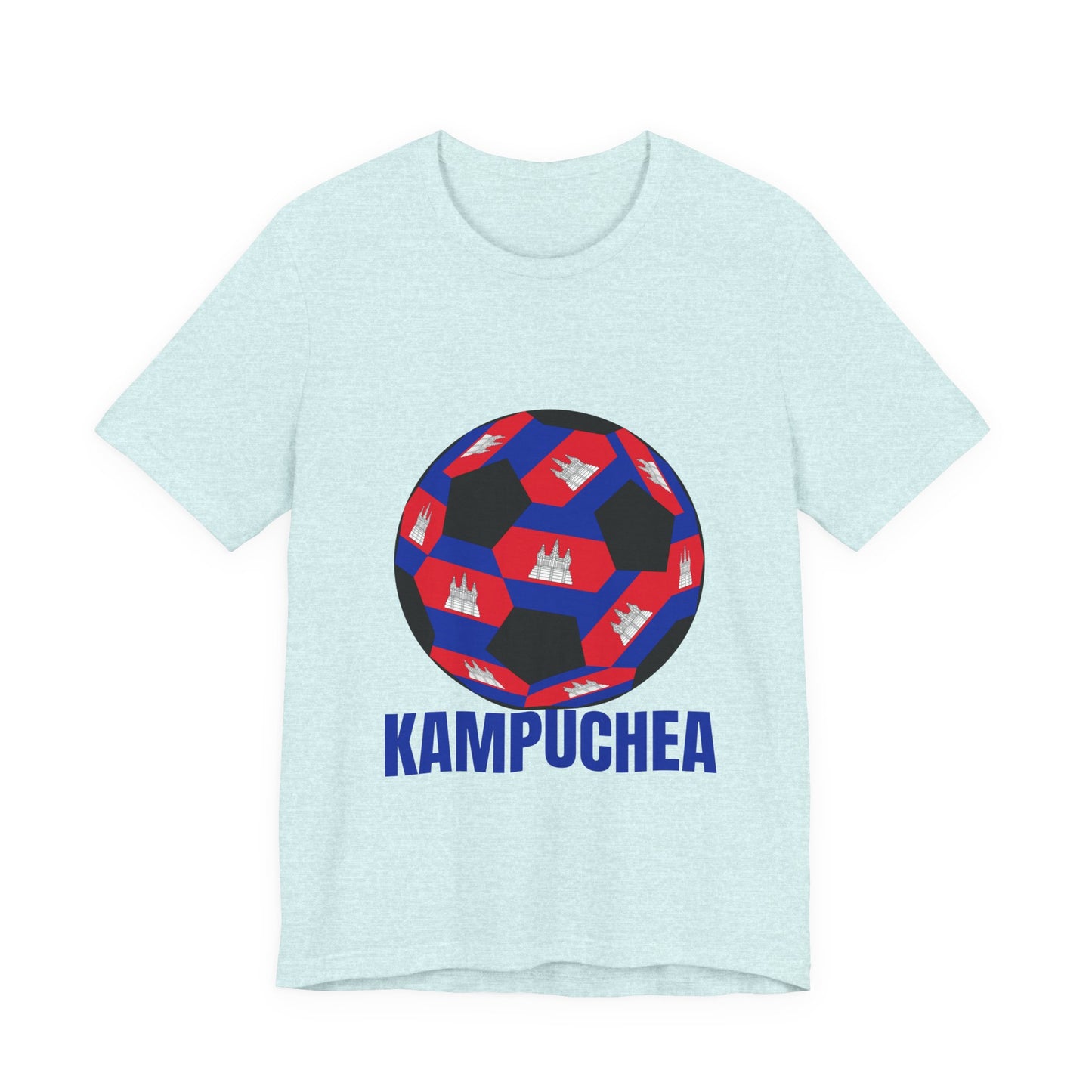 Kampuchea Fan Specialty Soccer Ball Design T Shirt