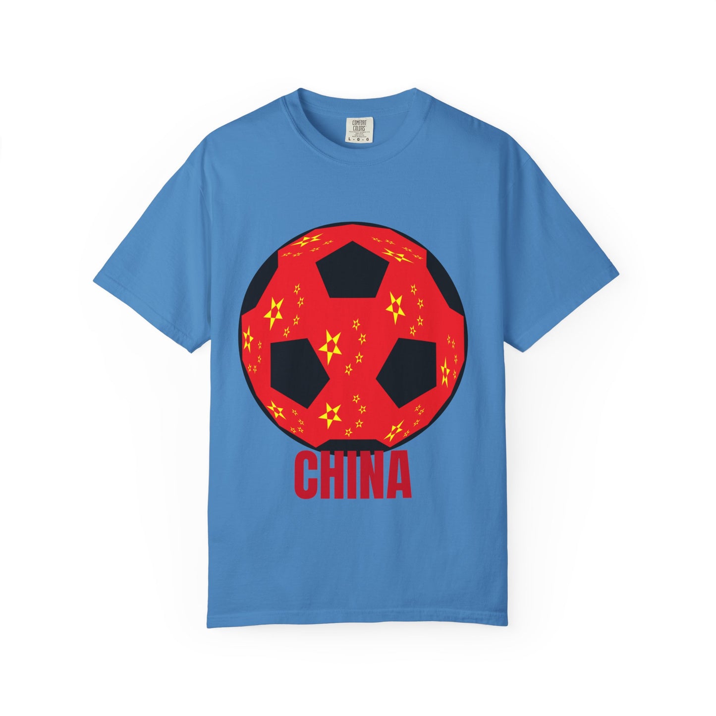 China Fan Specialty Soccer Ball Design T Shirt