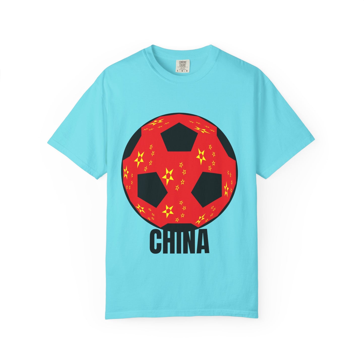 China Fan Specialty Soccer Ball Design T Shirt