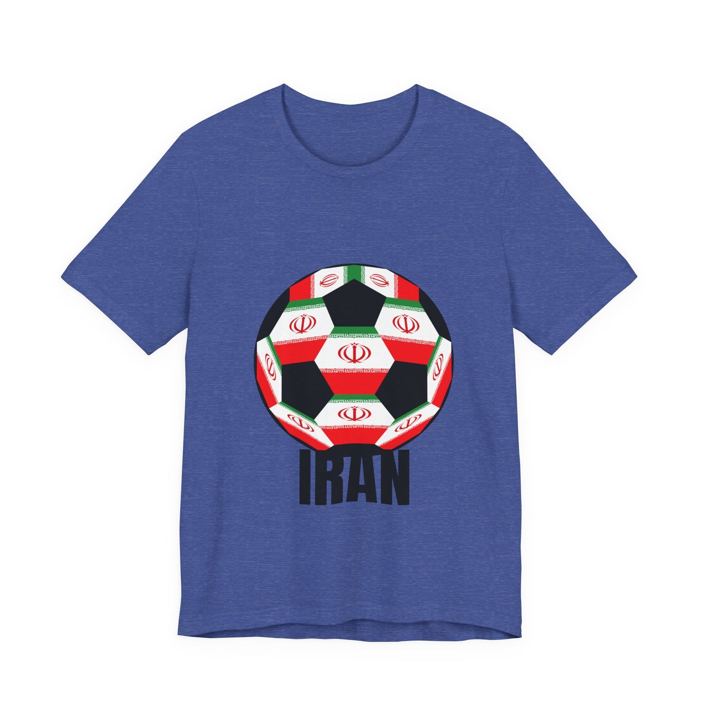 Iran Fan Specialty Soccer Ball Design T Shirt