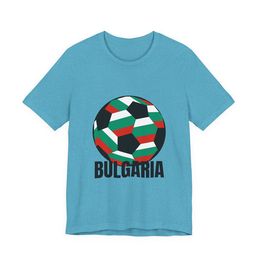 Bulgaria Fan Specialty Soccer Ball Design T Shirt