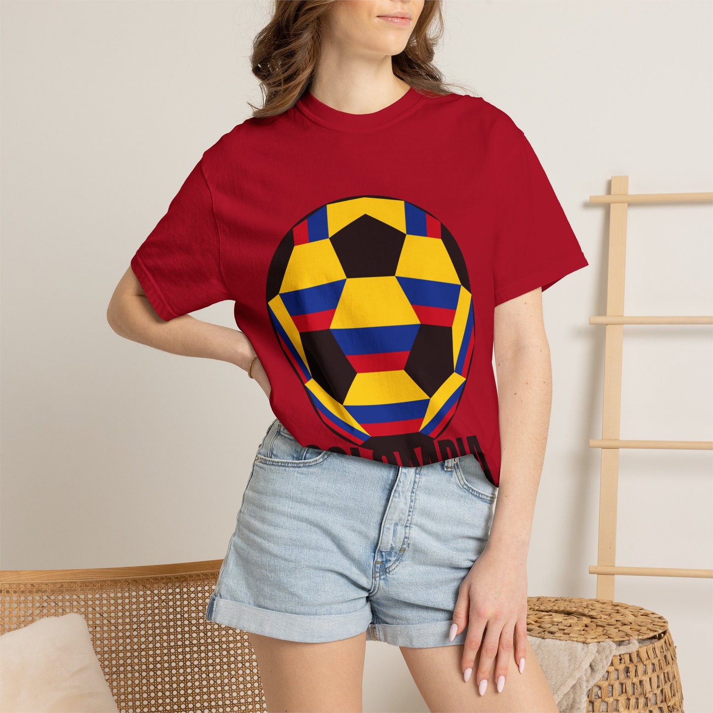 Columbia Fan Specialty Soccer Ball Design T Shirt