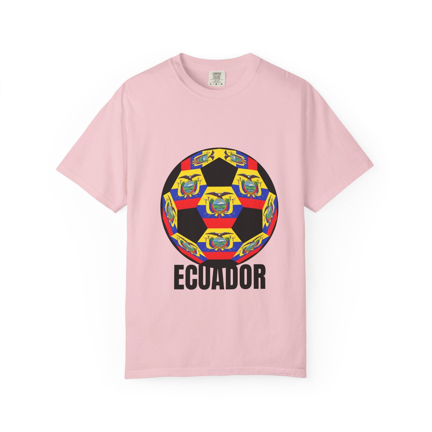 Ecuador Fan Specialty Soccer Ball Design T Shirt