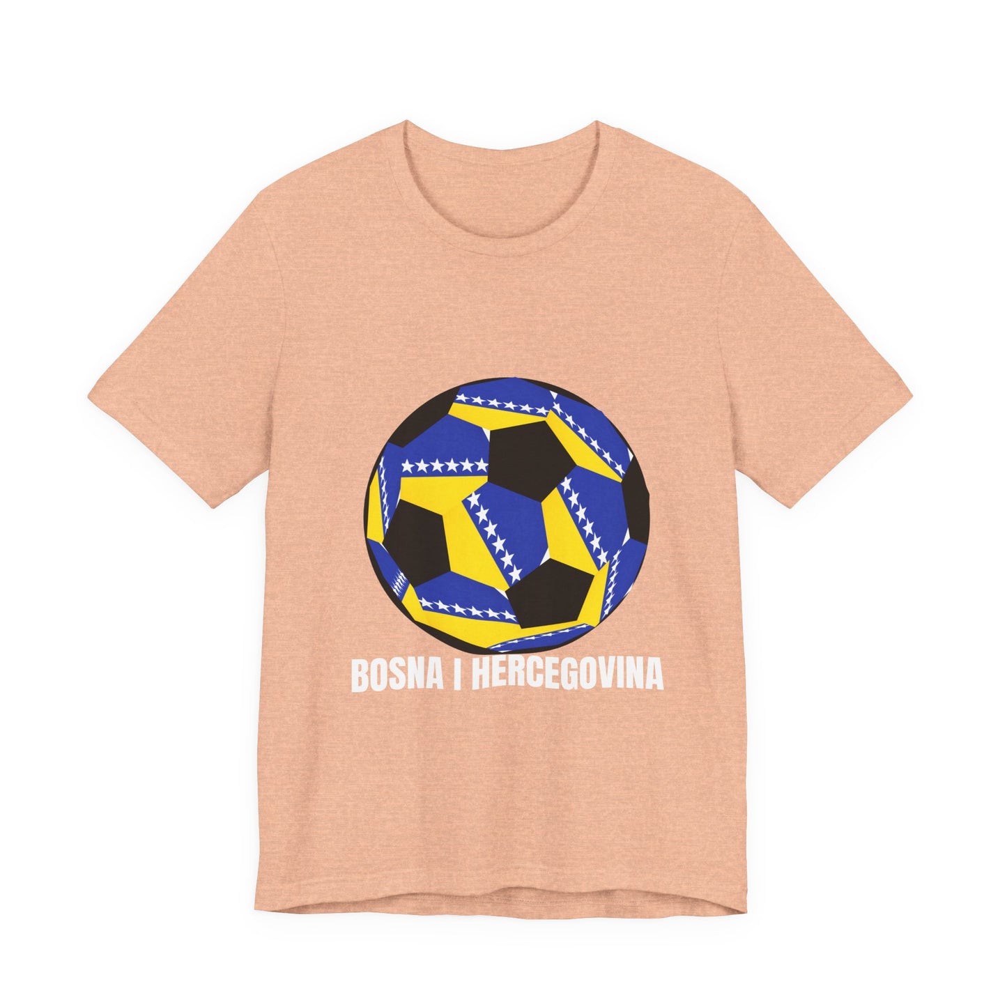 Bosnia Herzegovina Fan Specialty Soccer Ball Design T Shirt