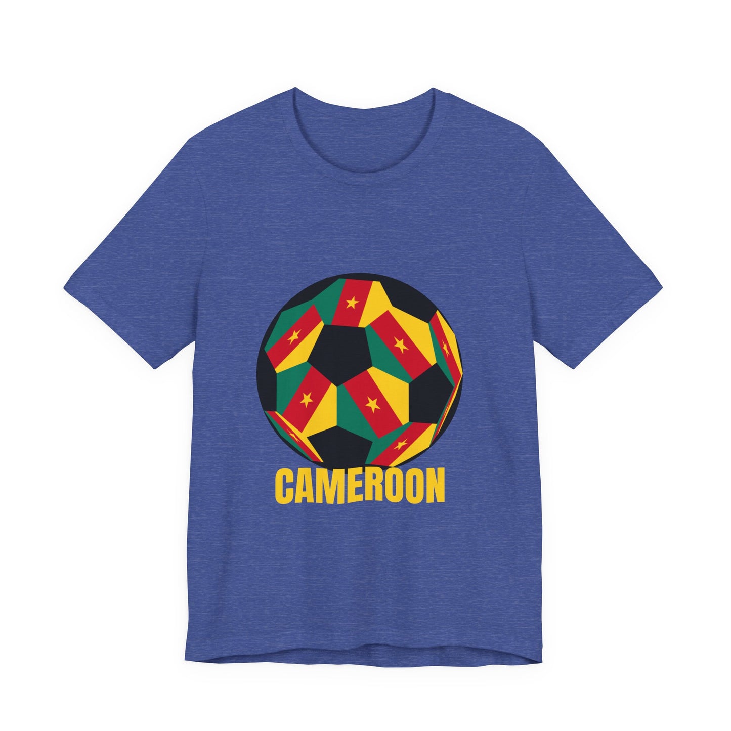 Cameroon Fan Specialty Soccer Ball Design T Shirt