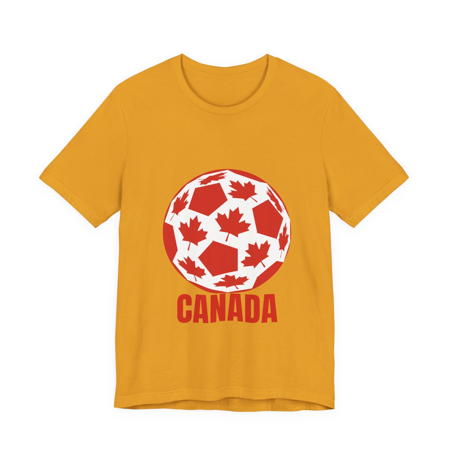Canada Fan Specialty Soccer Ball Design T Shirt