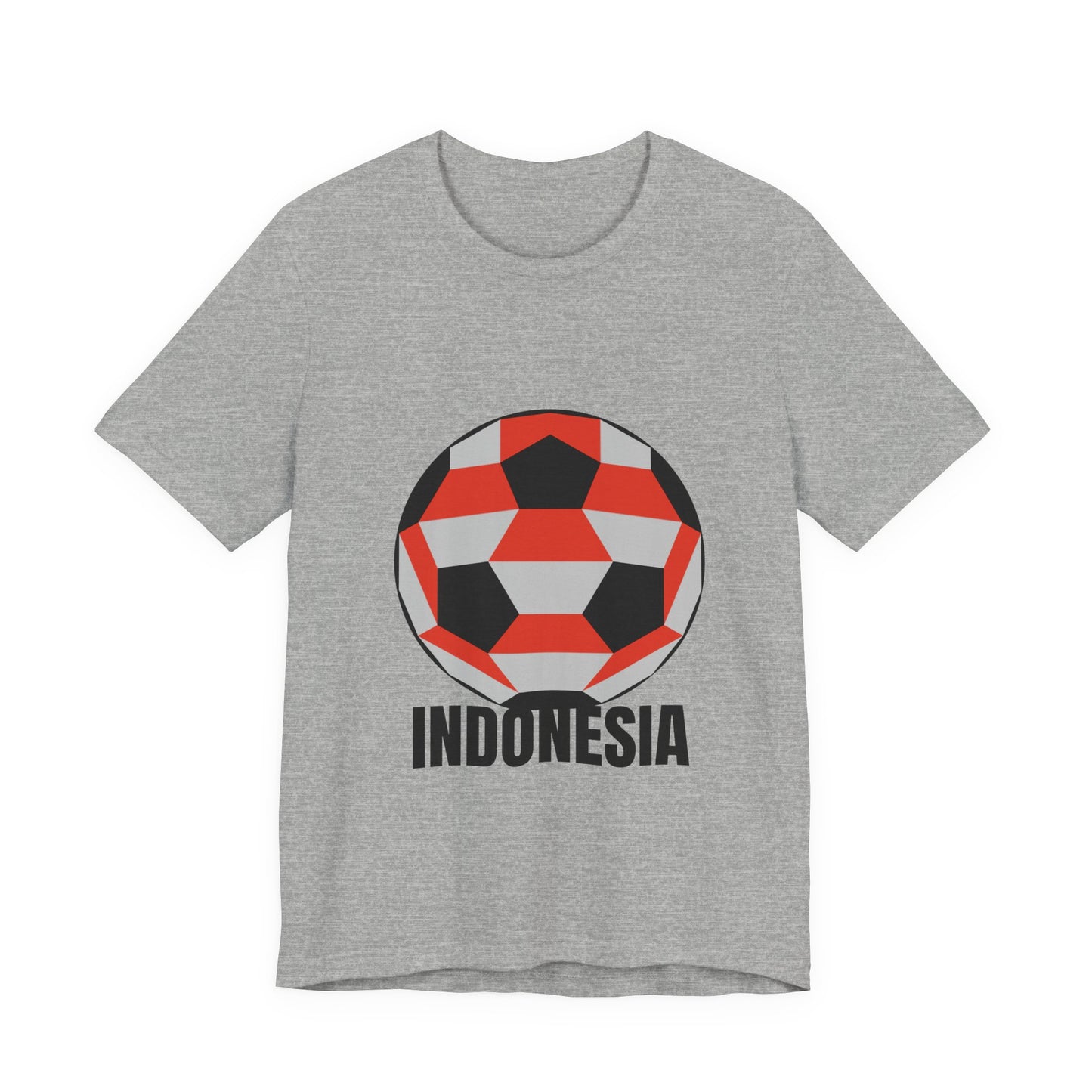 Indonesia Fan Specialty Soccer Ball Design T Shirt