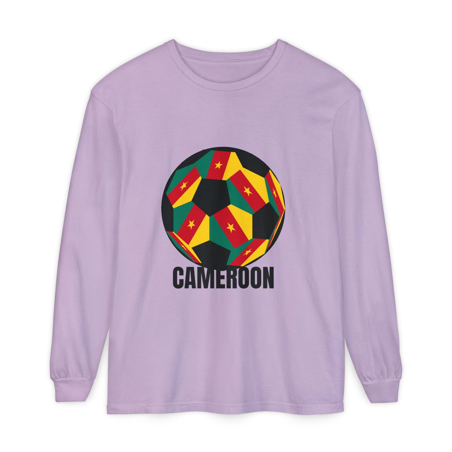 Cameroon Fan Specialty Soccer Ball Design T Shirt