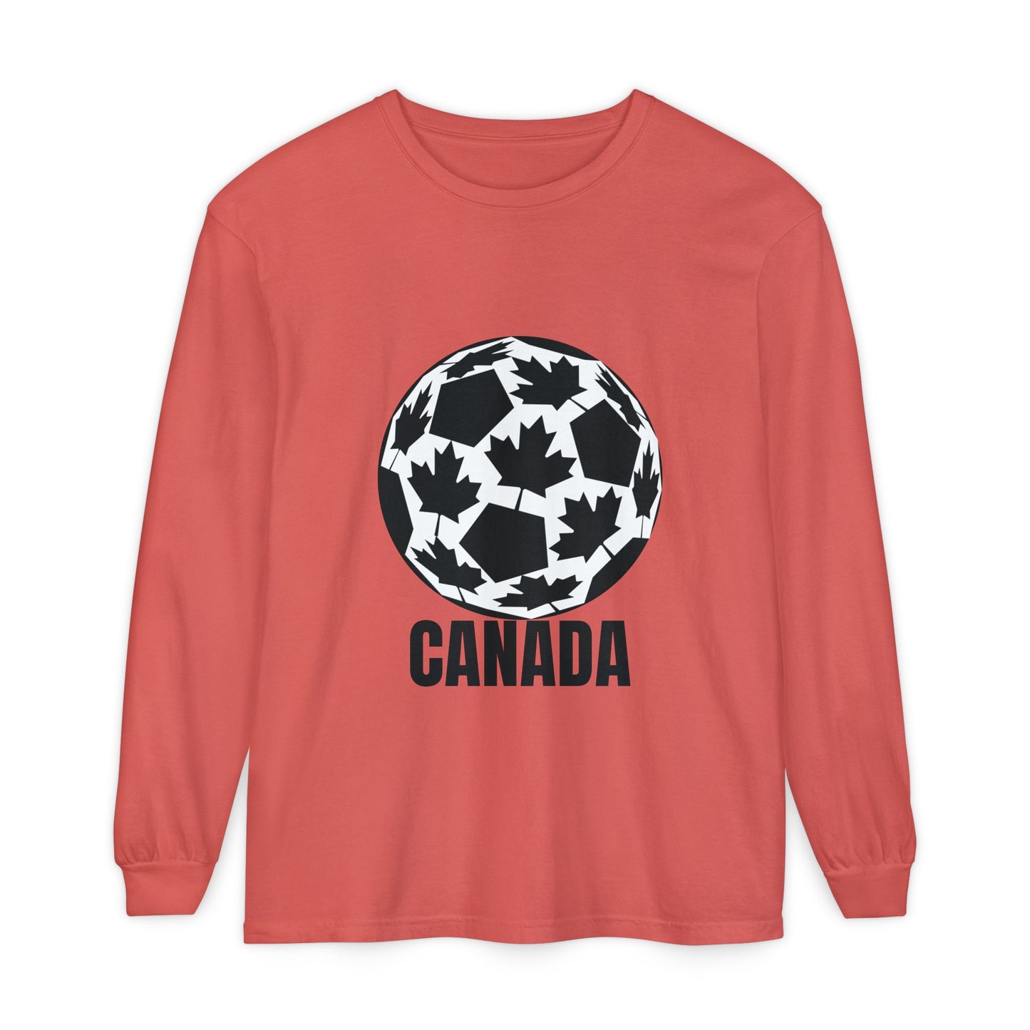 Canada Fan Specialty Soccer Ball Design Long Sleeve