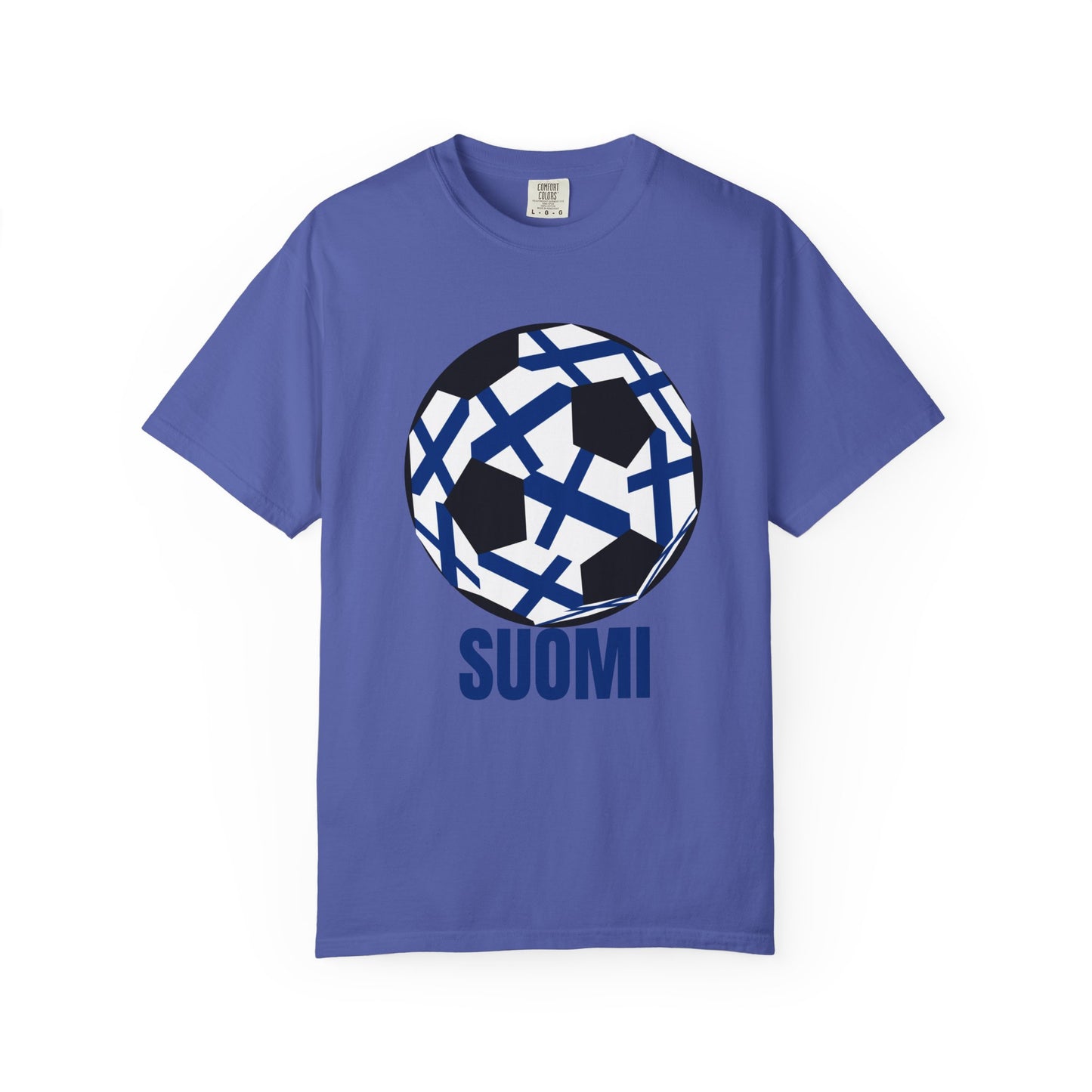 Suomi Fan Specialty Soccer Ball Design T Shirt